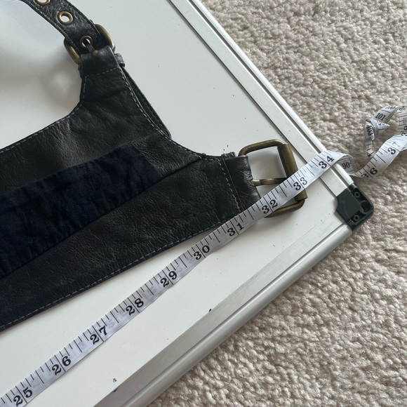 Free People Rebel Leather Harness top - Picture 6 of 9